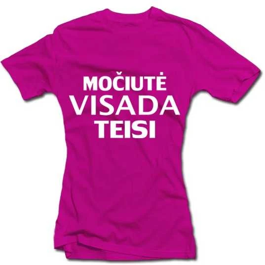 Moteriški marškinėliai "Močiutė visada teisi"