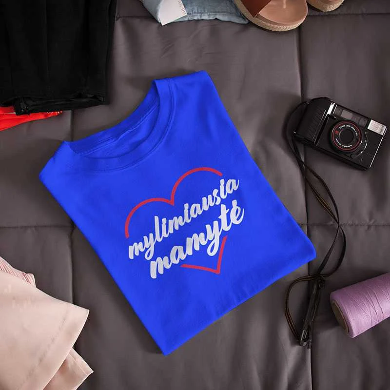 Moteriški marškinėliai „Mylimiausia mamytė“