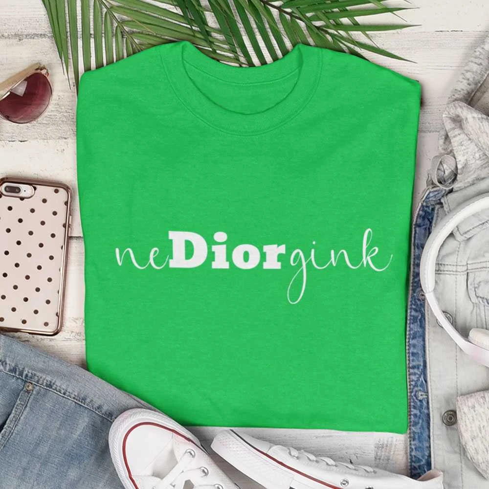 Moteriški marškinėliai "Nediorgink"