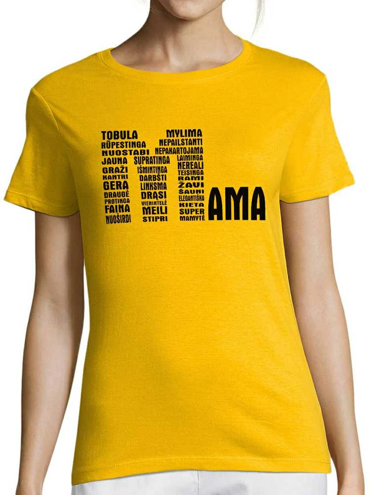 Moteriški marškinėliai "Nepakartojama mama"