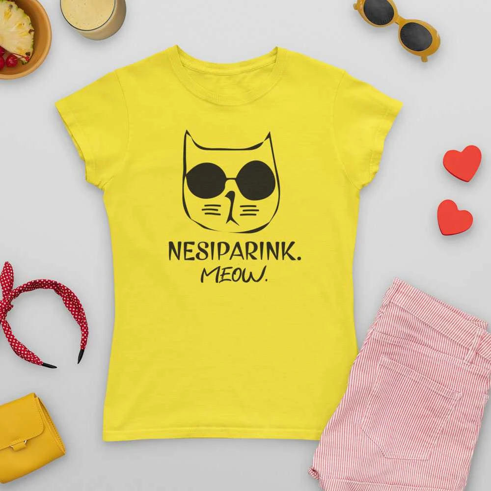 Moteriški marškinėliai "Nesiparink"