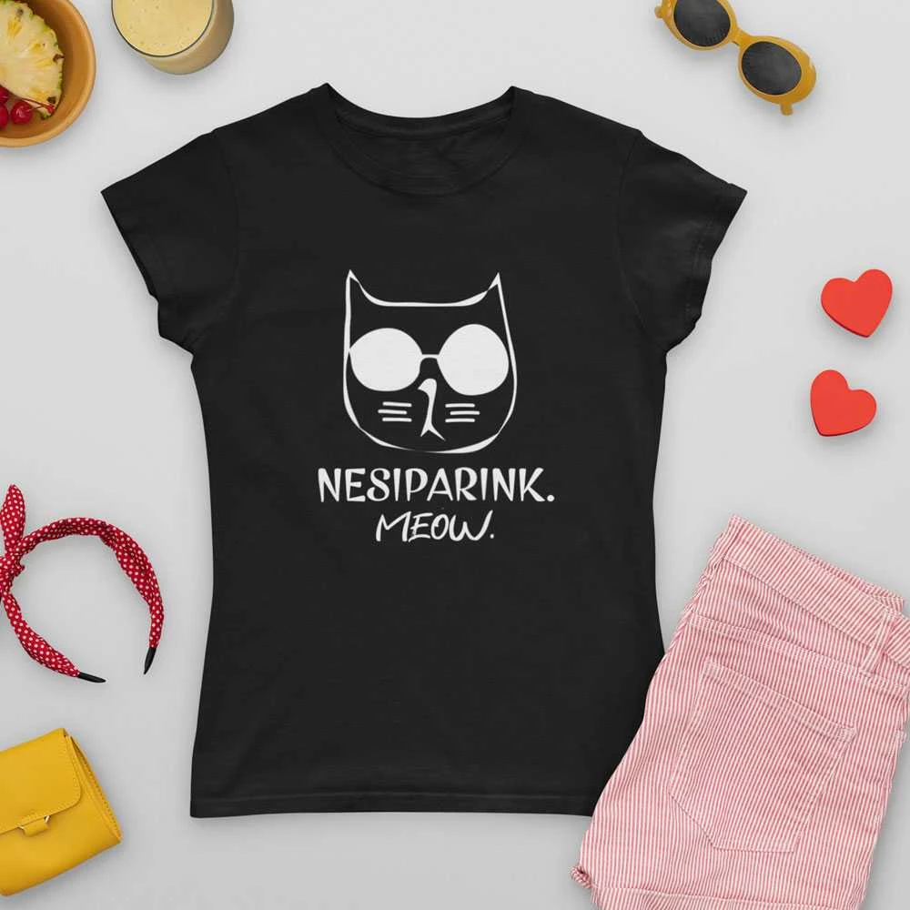 Moteriški marškinėliai "Nesiparink"