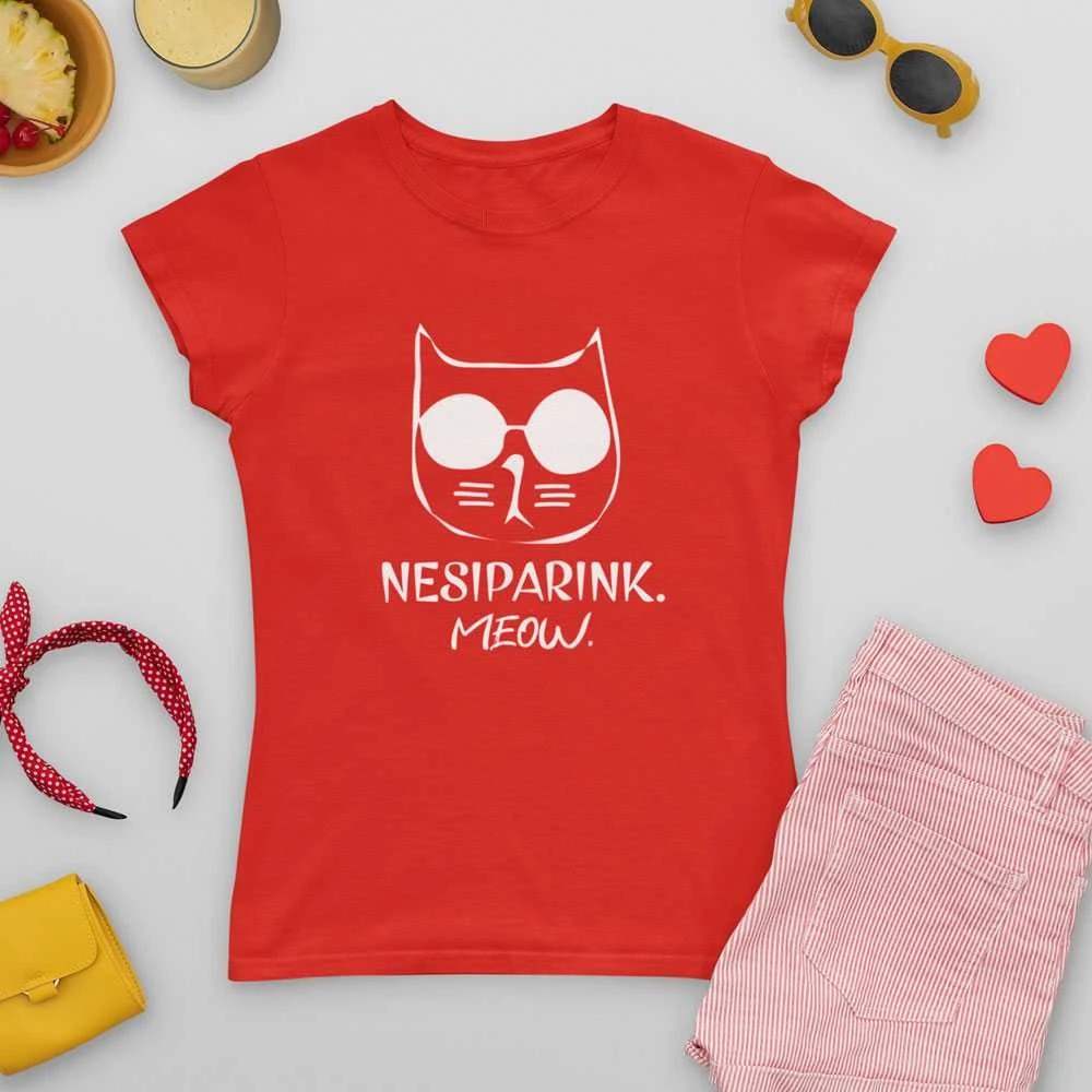 Moteriški marškinėliai "Nesiparink"