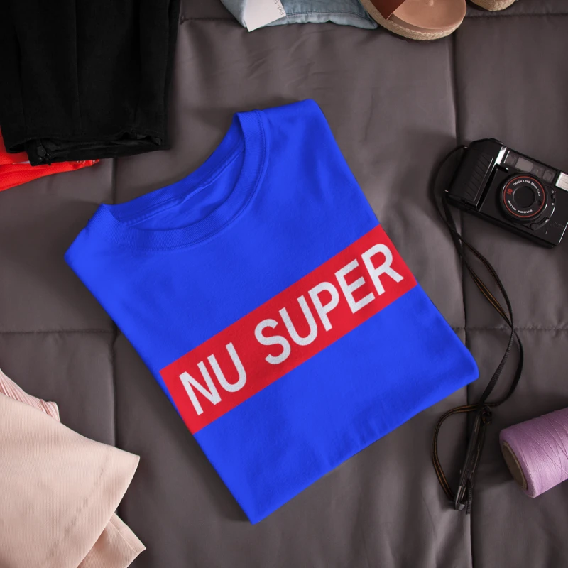 Moteriški marškinėliai „NU SUPER“