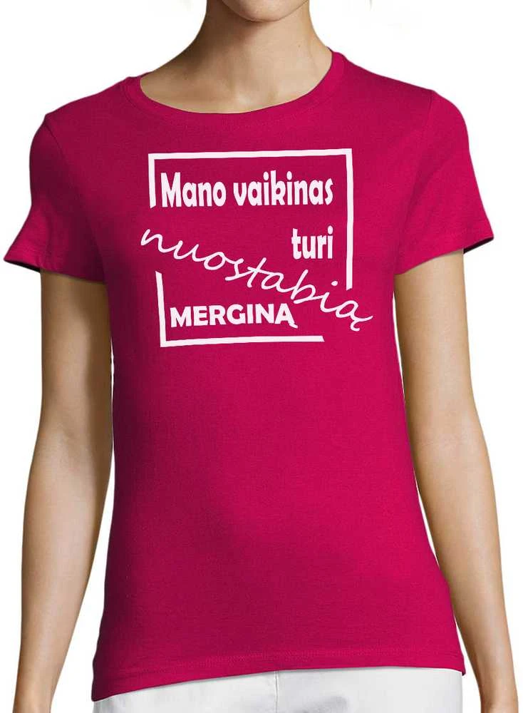 Moteriški marškinėliai "Nuostabi mergina"