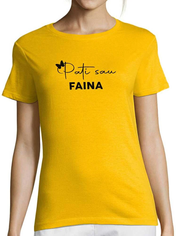Moteriški marškinėliai "Pati sau faina"