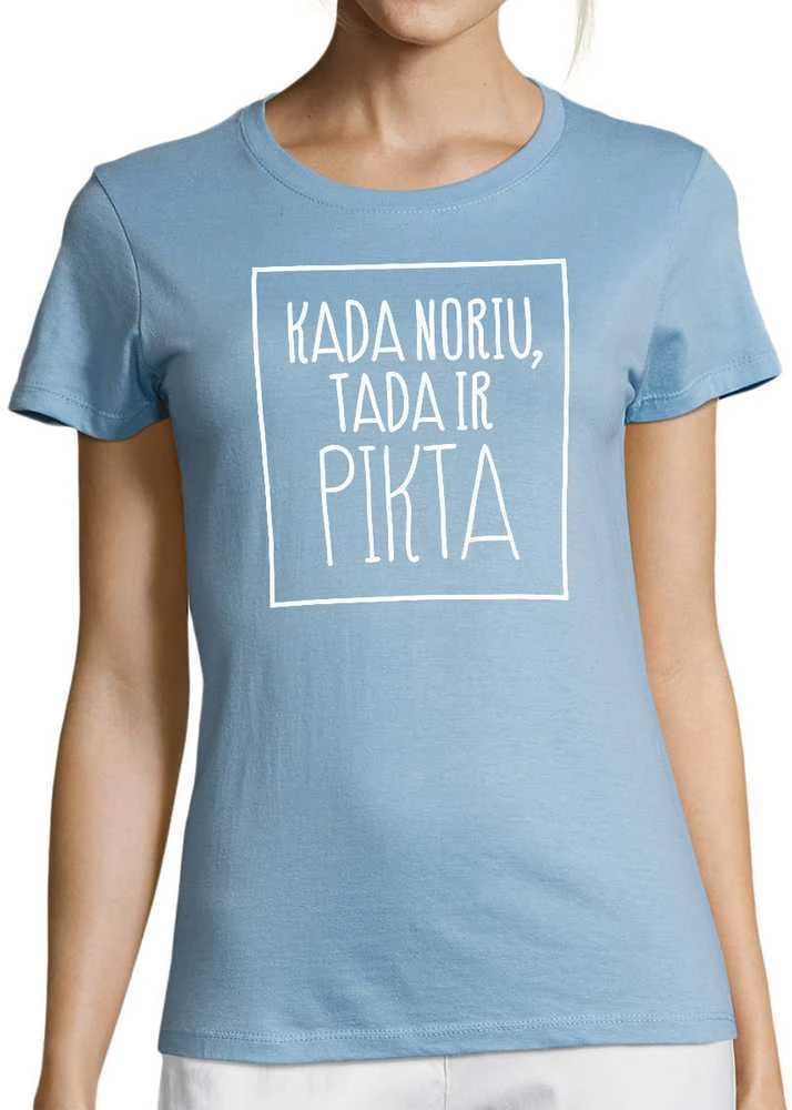 Moteriški marškinėliai "Pikta"