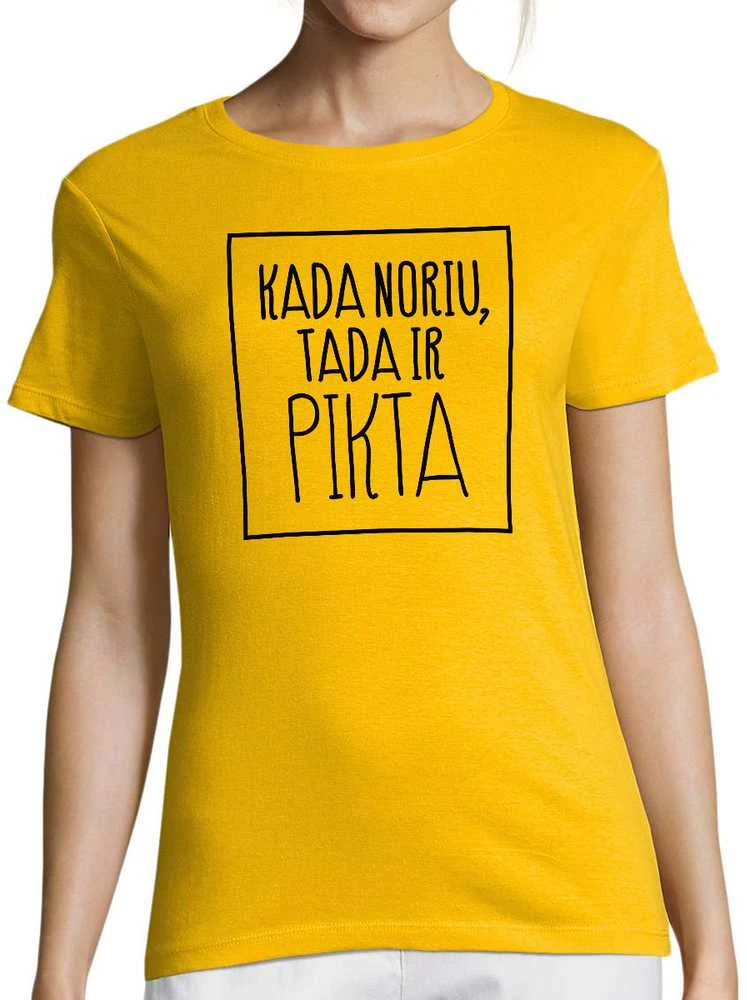 Moteriški marškinėliai "Pikta"