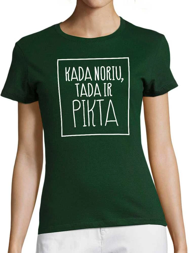 Moteriški marškinėliai "Pikta"