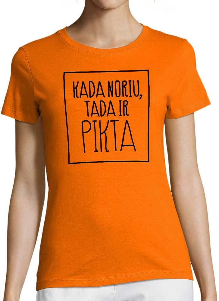 Moteriški marškinėliai "Pikta"