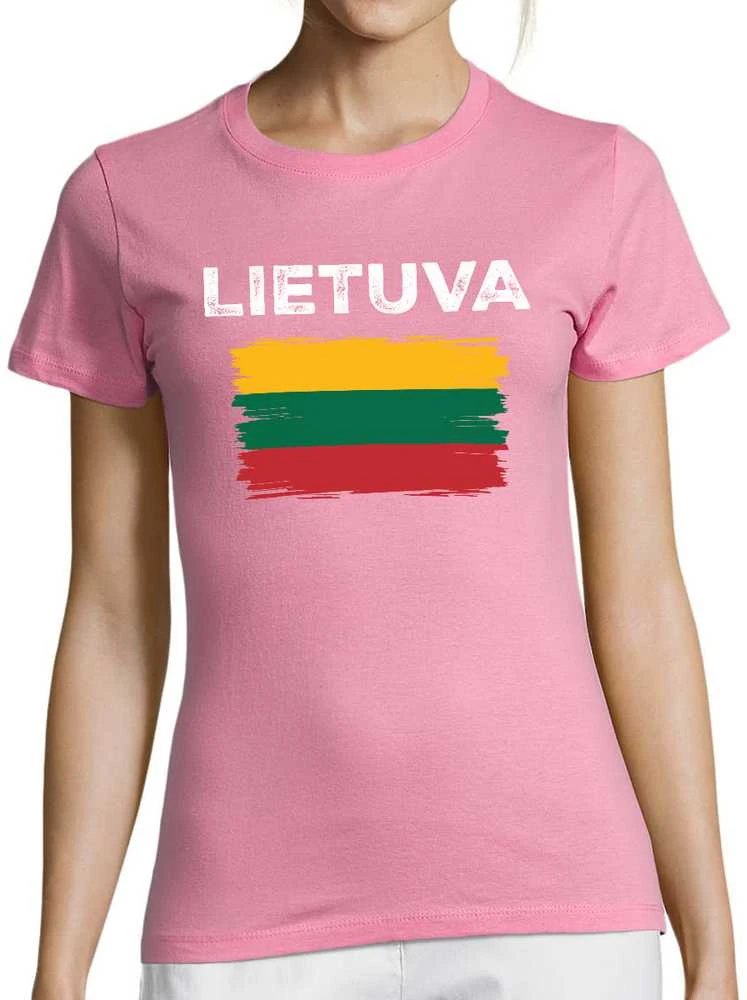 Moteriški marškinėliai "Retro Lietuva"