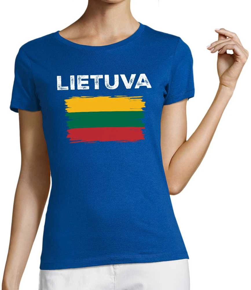 Moteriški marškinėliai "Retro Lietuva"