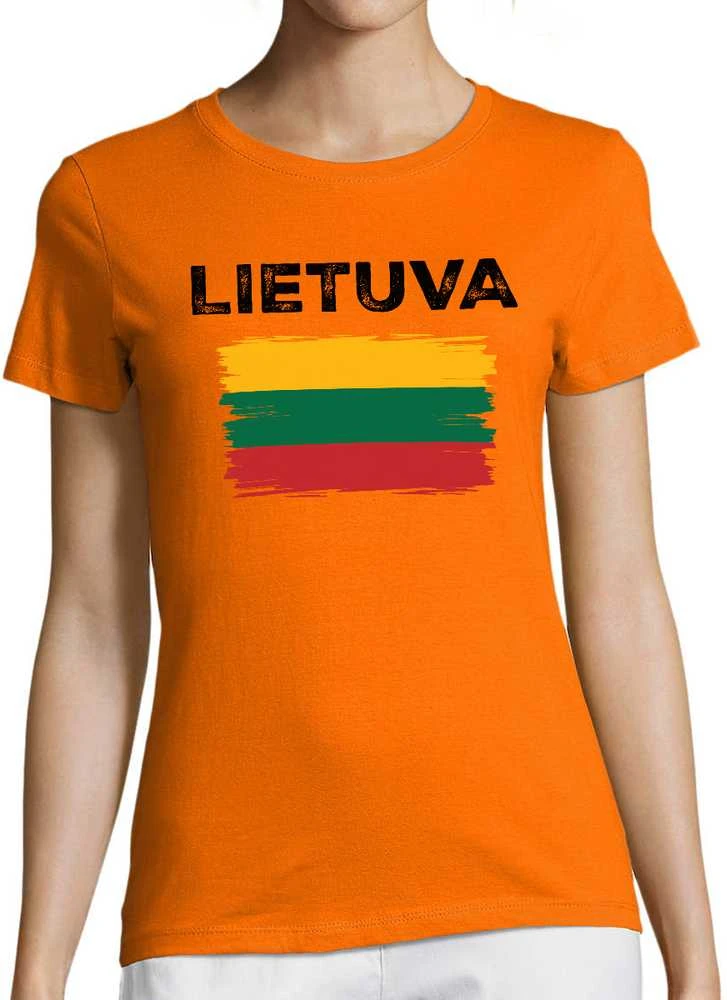 Moteriški marškinėliai "Retro Lietuva"