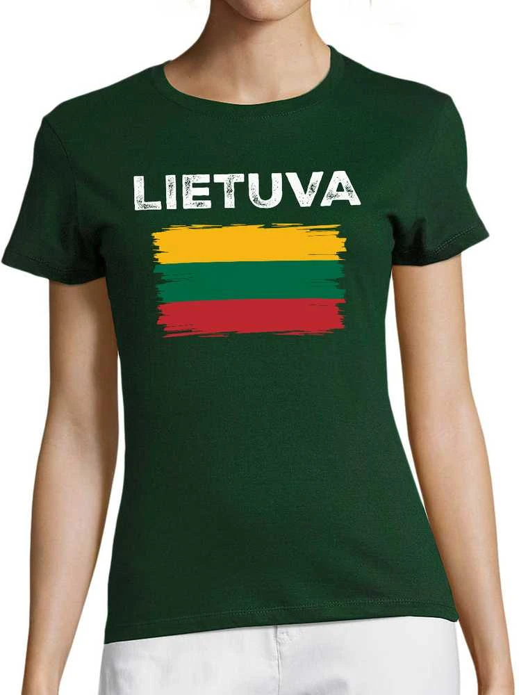 Moteriški marškinėliai "Retro Lietuva"