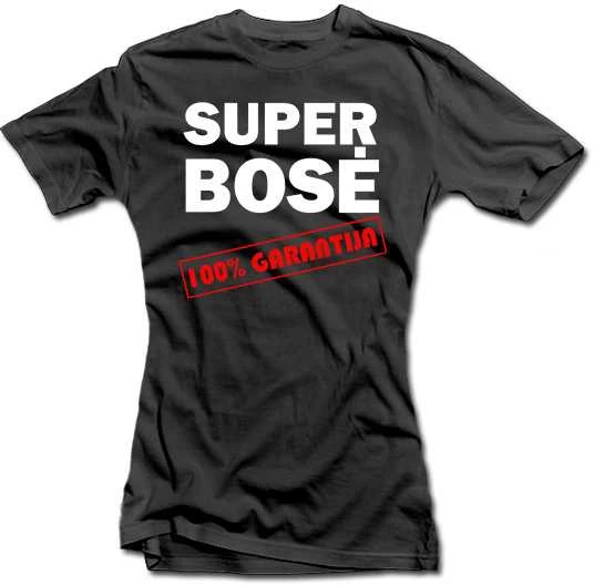 Moteriški marškinėliai "Super bosė"