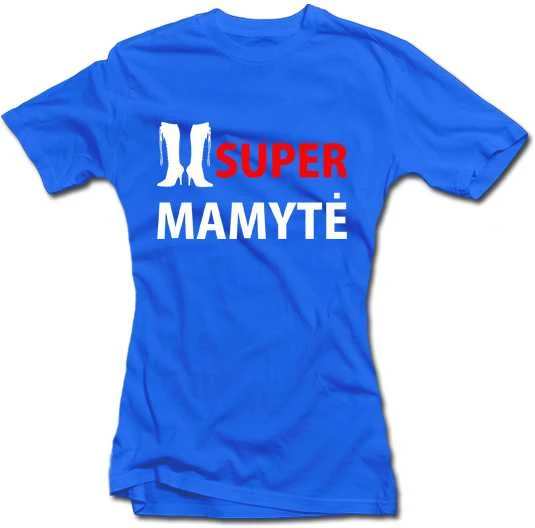 Moteriški marškinėliai "SUPER MAMYTĖ"