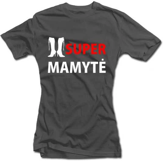 Moteriški marškinėliai "SUPER MAMYTĖ"