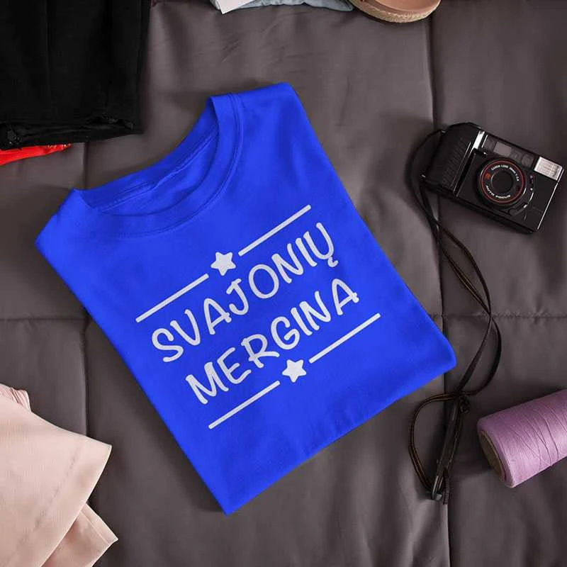 Moteriški marškinėliai "Svajonių mergina"