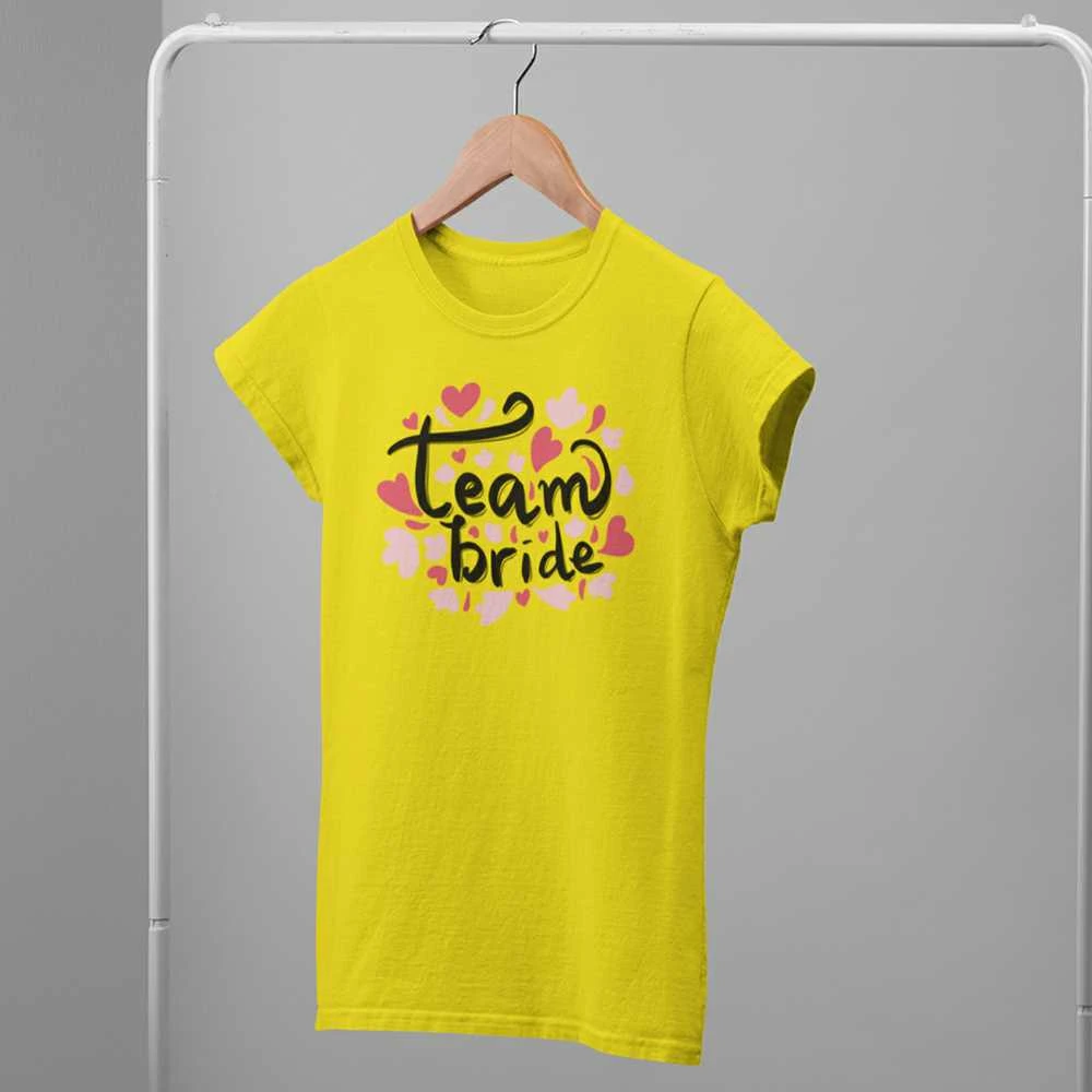 Moteriški marškinėliai "Team bride"