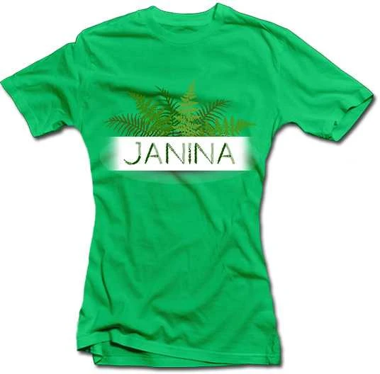 Moteriški marškinėliai "Tikra Janina"
