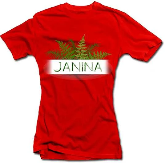 Moteriški marškinėliai "Tikra Janina"