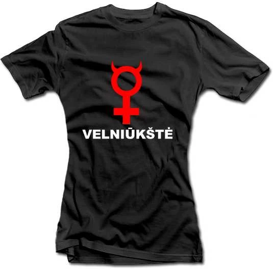 Moteriški marškinėliai "Velniūkštė"