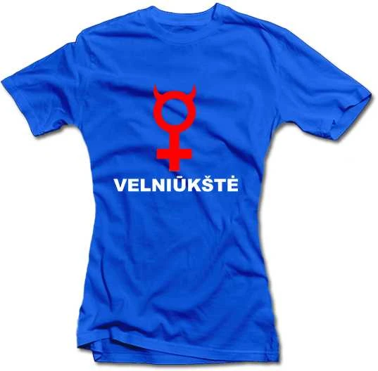 Moteriški marškinėliai "Velniūkštė"