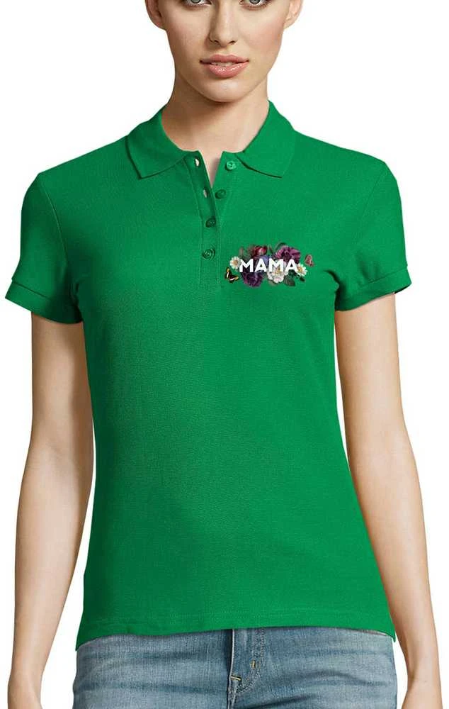 Moteriški Polo marškinėliai "Mama"