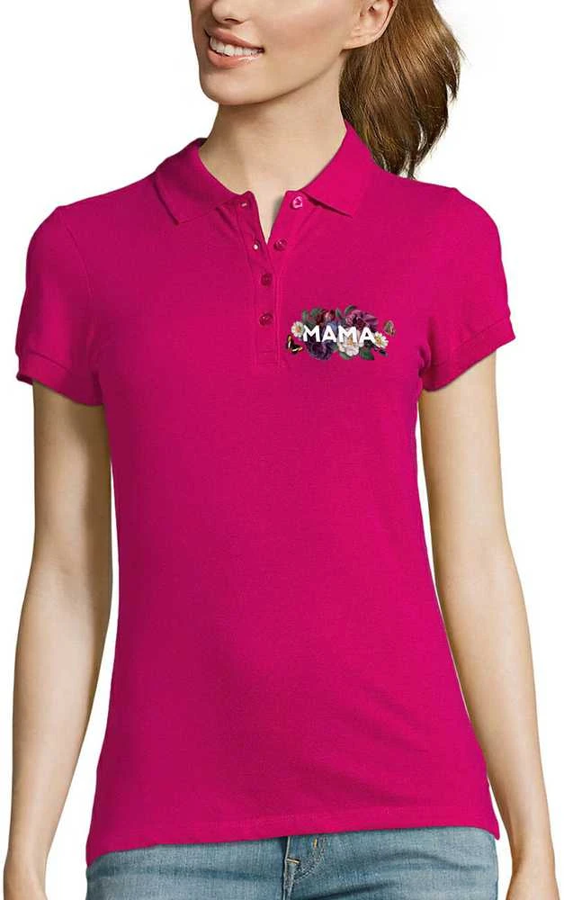 Moteriški Polo marškinėliai "Mama"