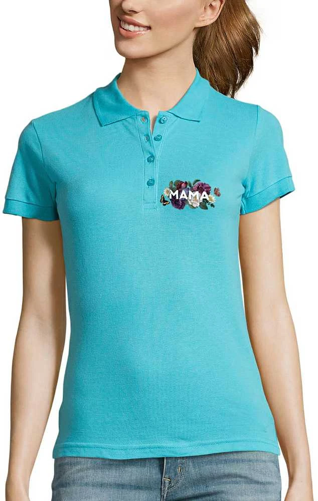 Moteriški Polo marškinėliai "Mama"