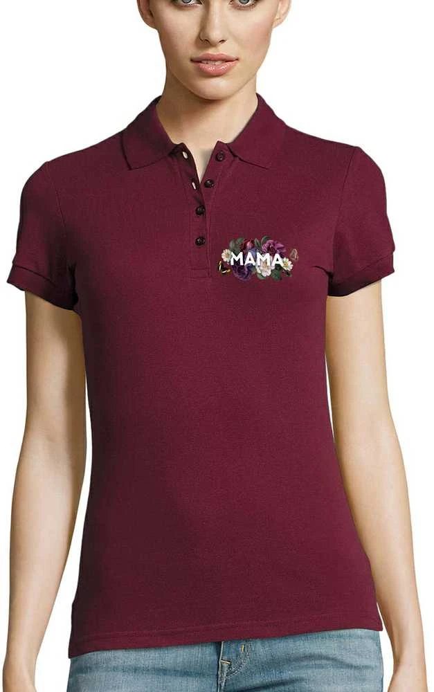 Moteriški Polo marškinėliai "Mama"