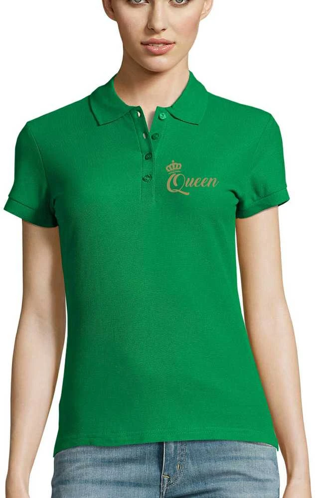 Moteriški Polo marškinėliai "Queen"