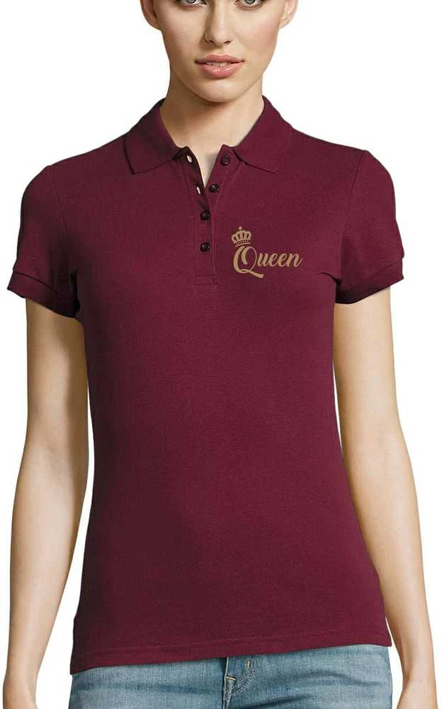 Moteriški Polo marškinėliai "Queen"