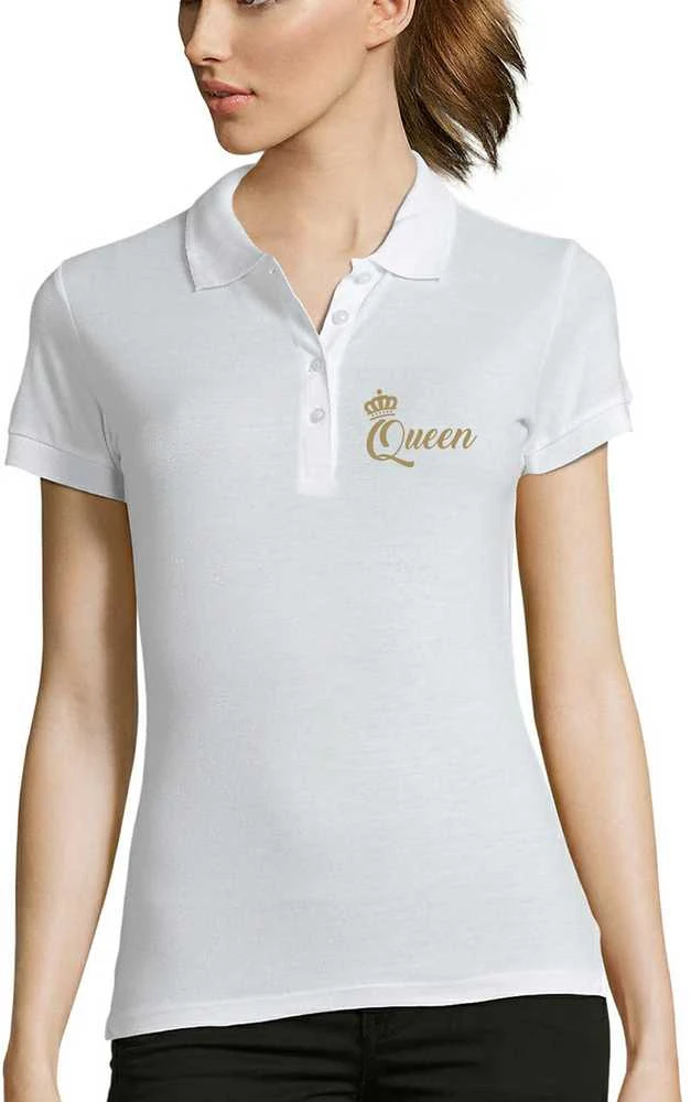 Moteriški Polo marškinėliai "Queen"