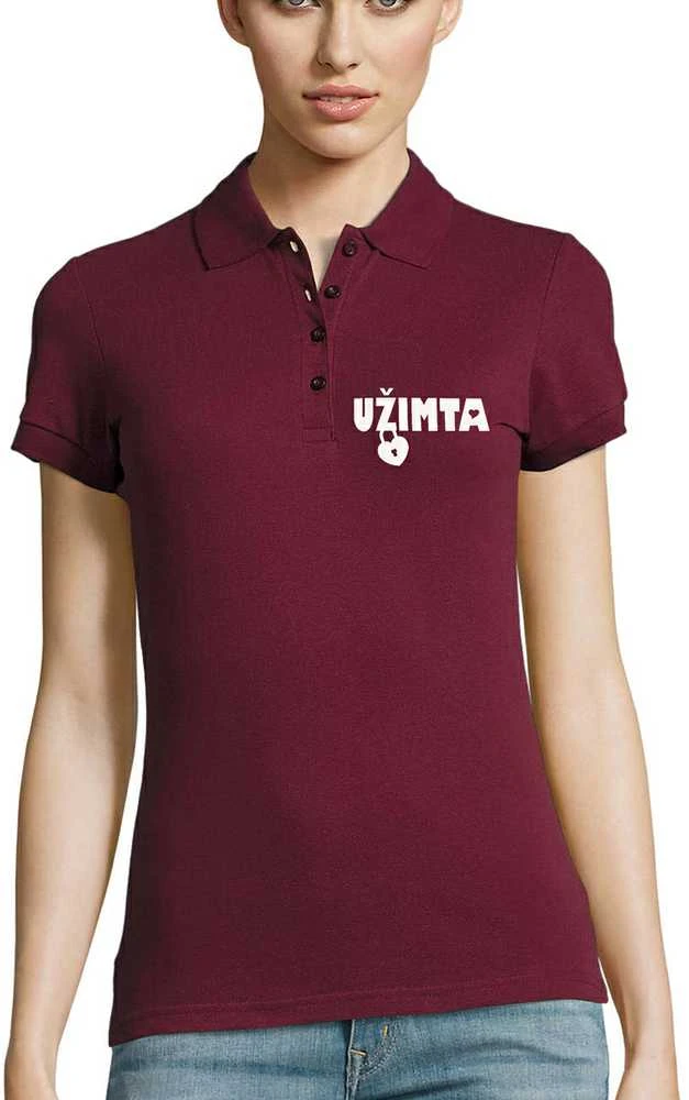 Moteriški Polo marškinėliai "Užimta"