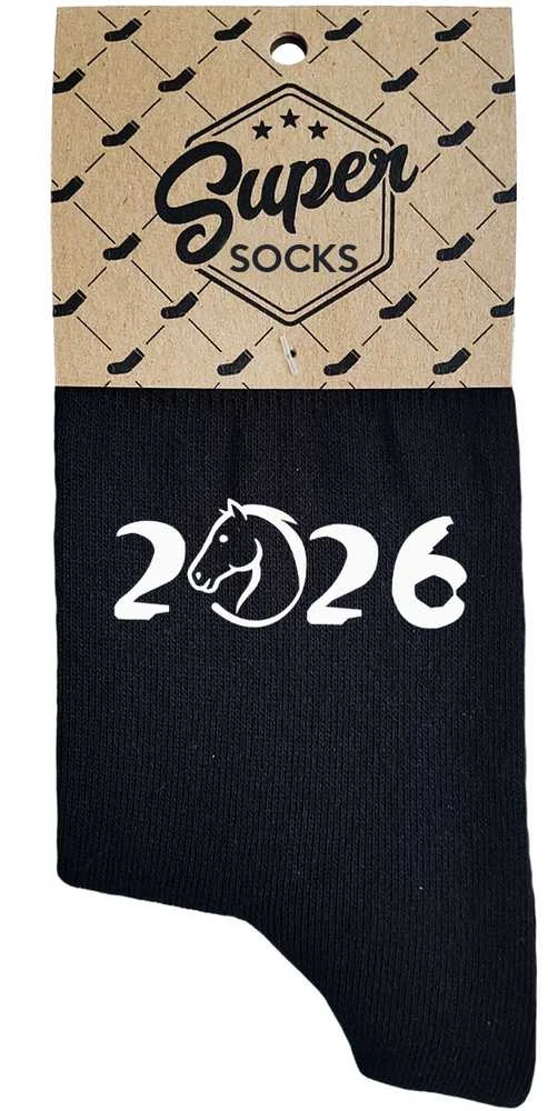 Moteriškos kojinės "2026 - Arklio metai"