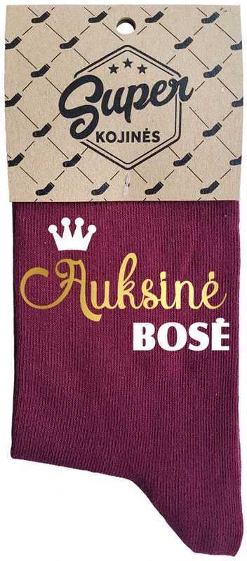 Moteriškos kojinės „Auksinė bosė“