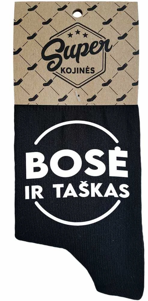 Moteriškos kojinės "Bosė ir taškas"