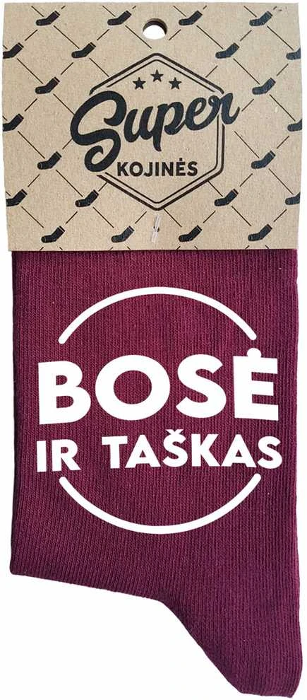 Moteriškos kojinės "Bosė ir taškas"