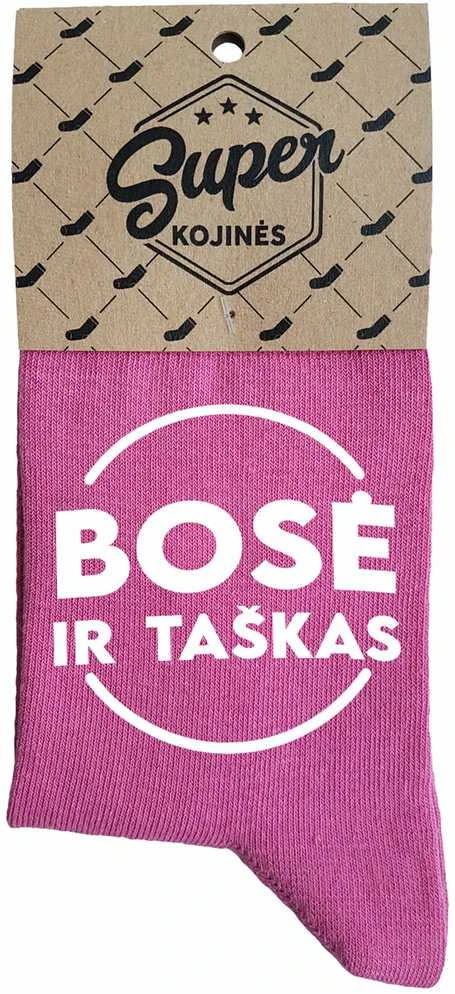 Moteriškos kojinės "Bosė ir taškas"