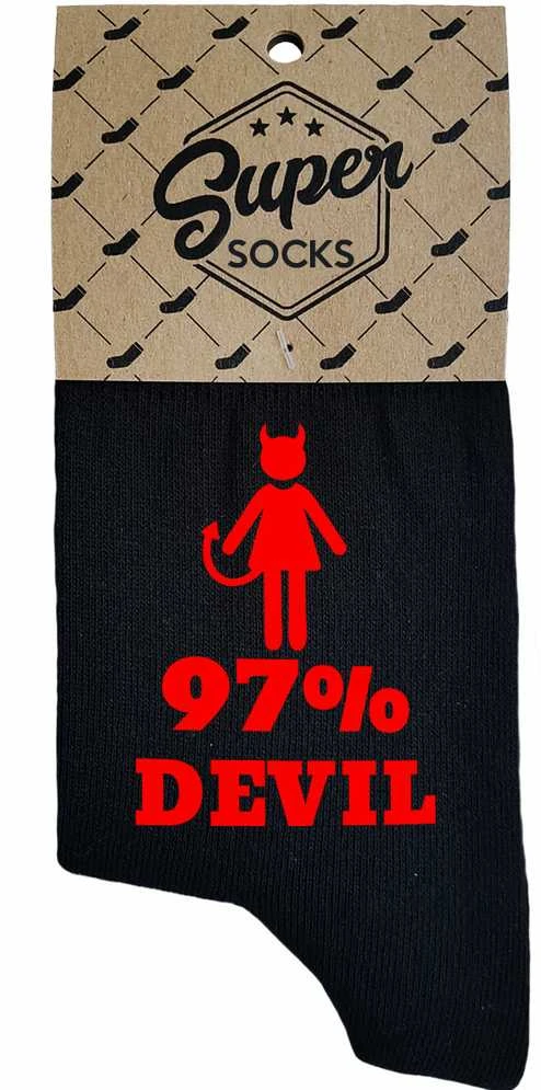 Moteriškos kojinės "Devil"