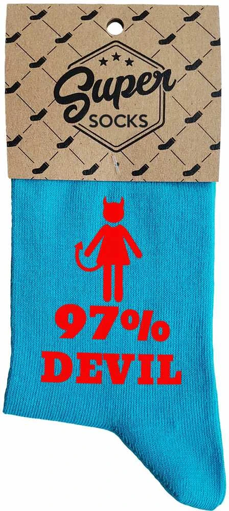 Moteriškos kojinės "Devil"