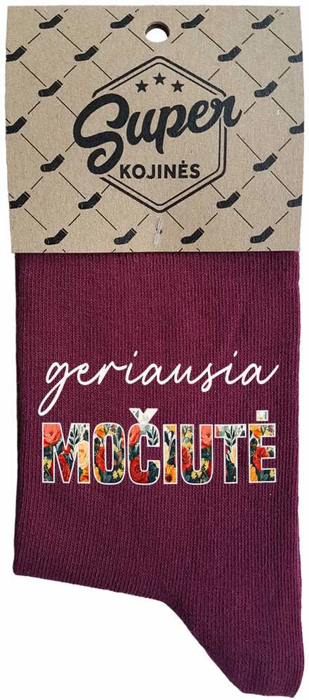 Moteriškos kojinės "Geriausia močiutė"