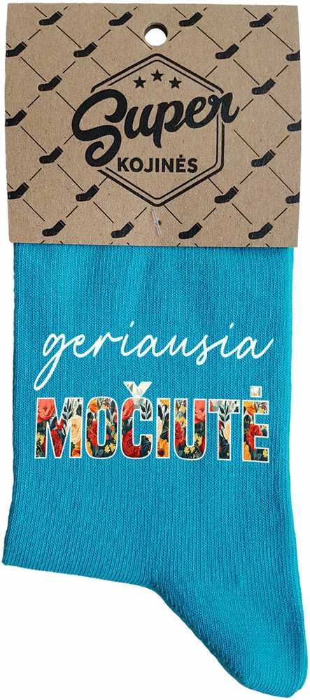 Moteriškos kojinės "Geriausia močiutė"