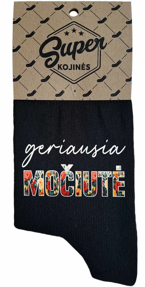 Moteriškos kojinės "Geriausia močiutė"