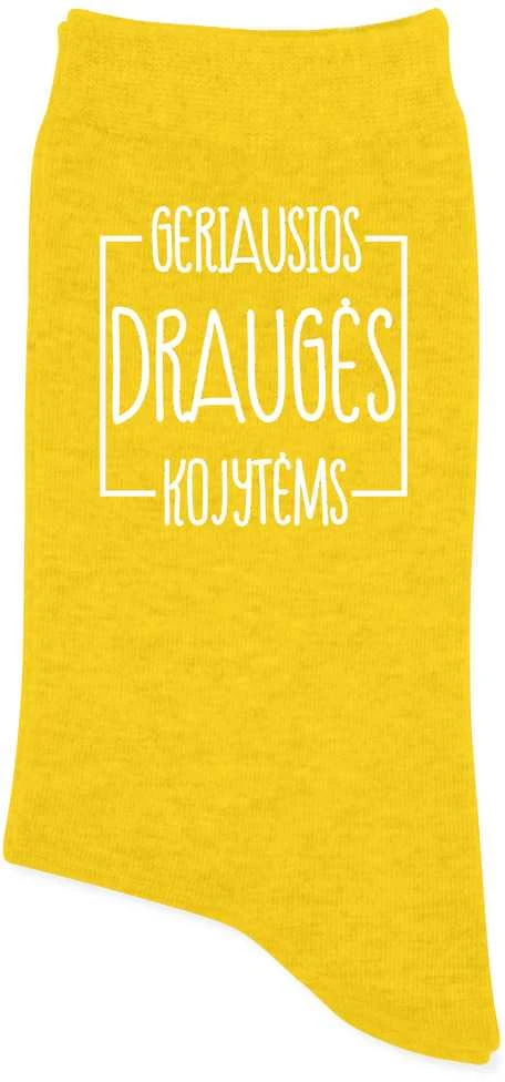 Moteriškos kojinės "Geriausios draugės kojytėms"
