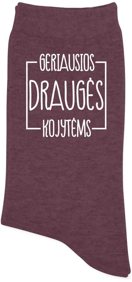 Moteriškos kojinės "Geriausios draugės kojytėms"