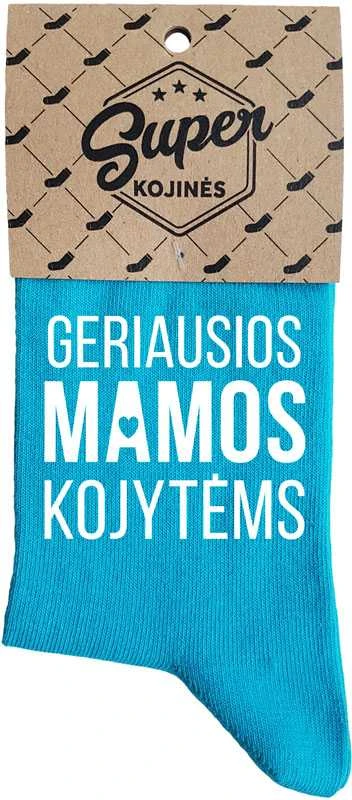 Moteriškos kojinės "Geriausios mamos kojytėms"
