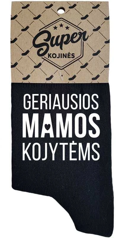 Moteriškos kojinės "Geriausios mamos kojytėms"