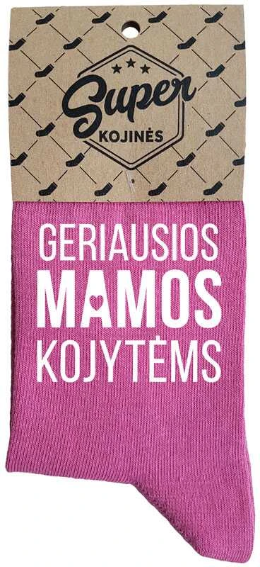 Moteriškos kojinės "Geriausios mamos kojytėms"